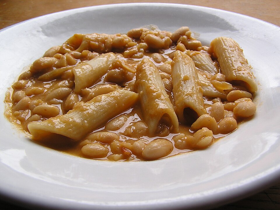 Pasta with olive oil